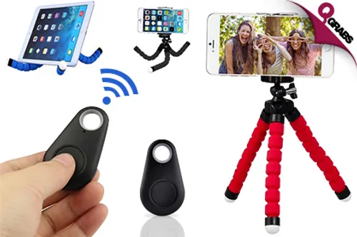From QR25 Click Away with a Bluetooth Smart Tracker with or without a Flexible Tripod! (Up to QR84 Value)